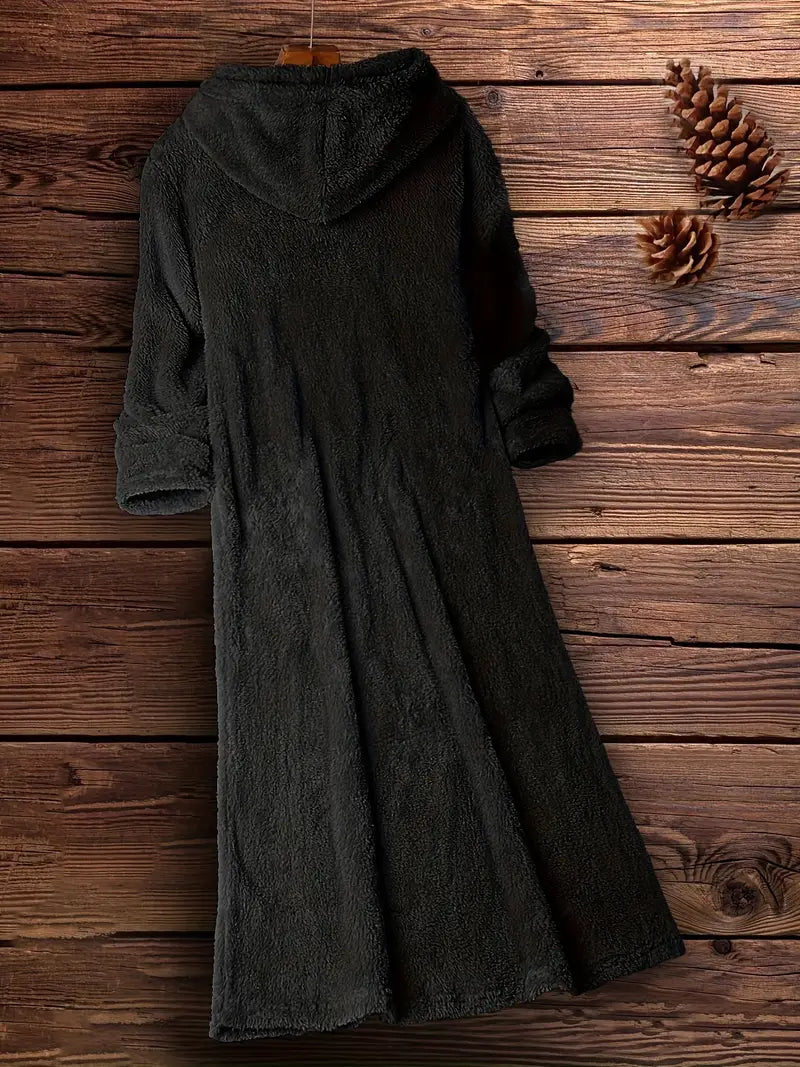 Eugenia | Casual Confortevole Abito Midi con Cappuccio