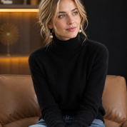 Aurelia Maglione Dolcevita Donna in Cashmere | Maglia Morbida e Calda
