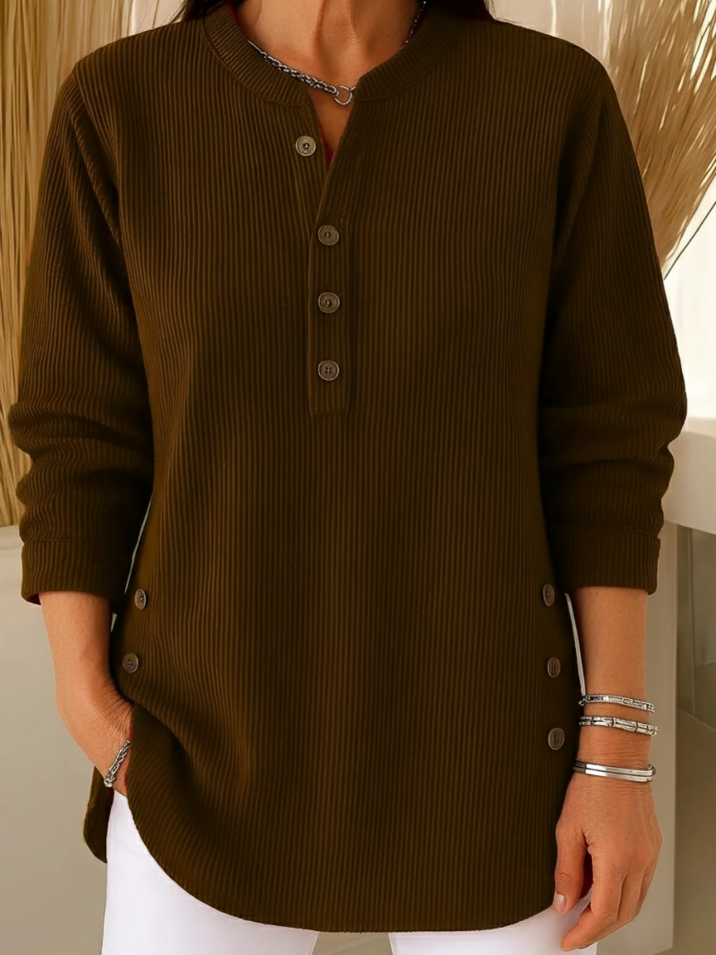 Laura | Classico Morbido Maglione in Maglia