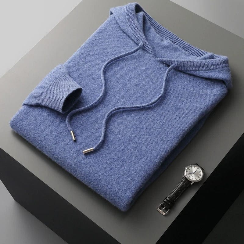 Felpa con cappuccio Ace 100% merino