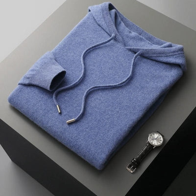 Felpa con cappuccio Ace 100% merino