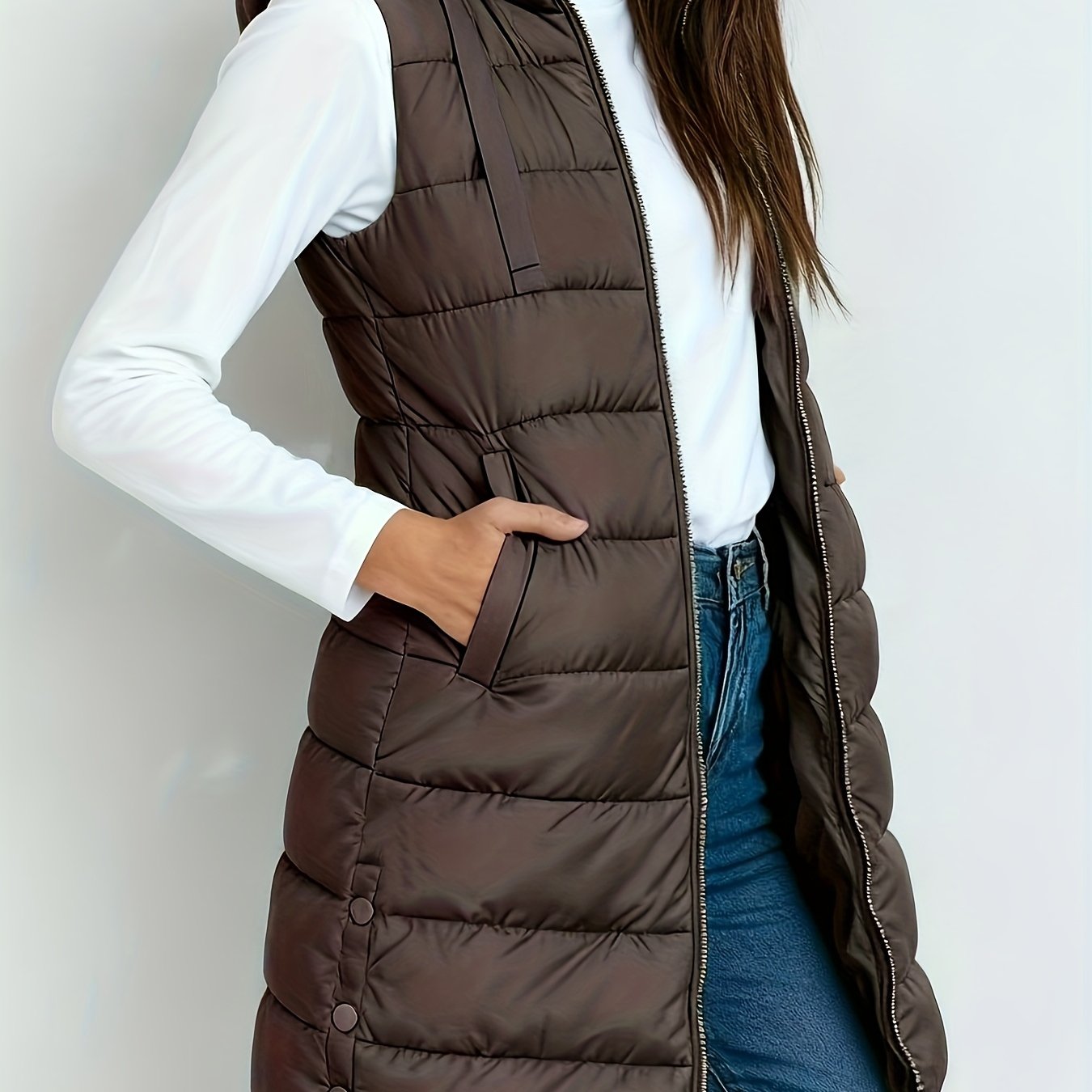 Federica | Leggera Elegante Giacca con Cappuccio Mezza Stagione