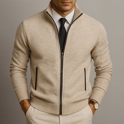 Marco Canali – Cardigan in Lana Merino con Zip