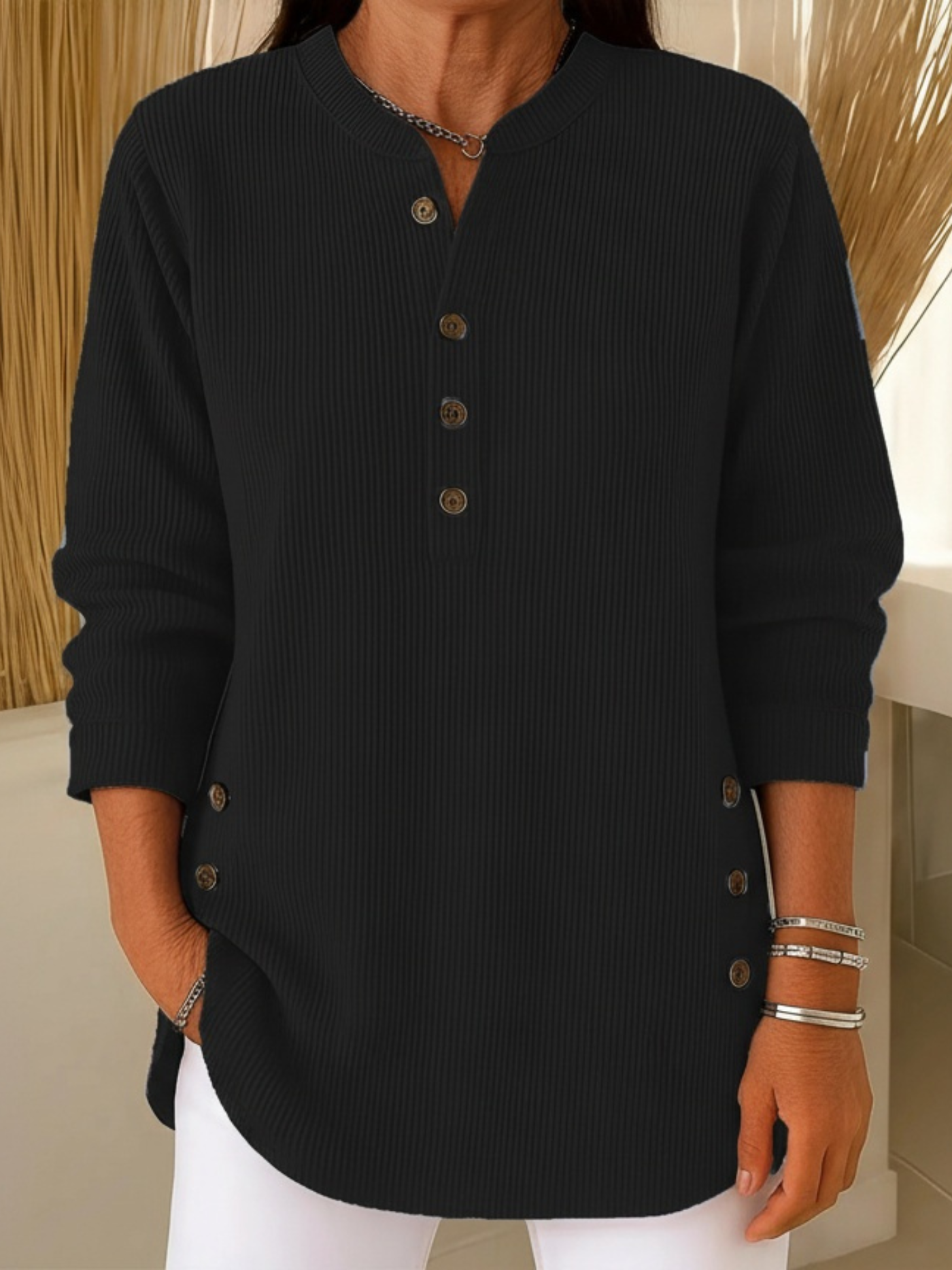 Laura | Classico Morbido Maglione in Maglia