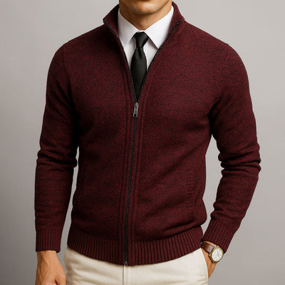 Marco Canali – Cardigan in Lana Merino con Zip