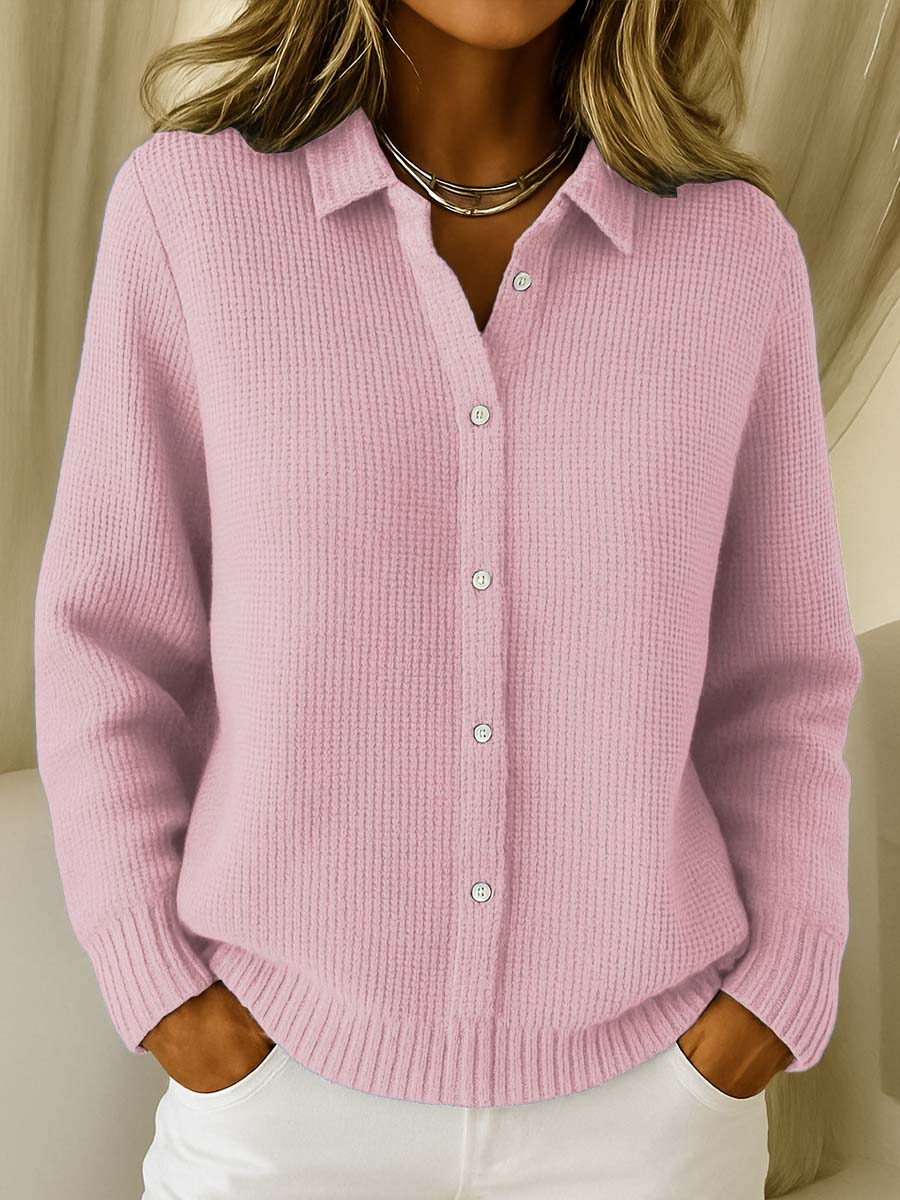 Emanuela | Classico Elegante Cardigan con Bottoni