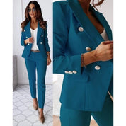 Montréa Completo Donna Blazer e Pantaloni | Tailleur Elegante 2 Pezzi