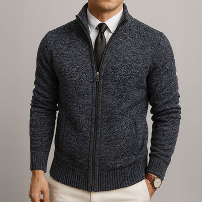 Marco Canali – Cardigan in Lana Merino con Zip