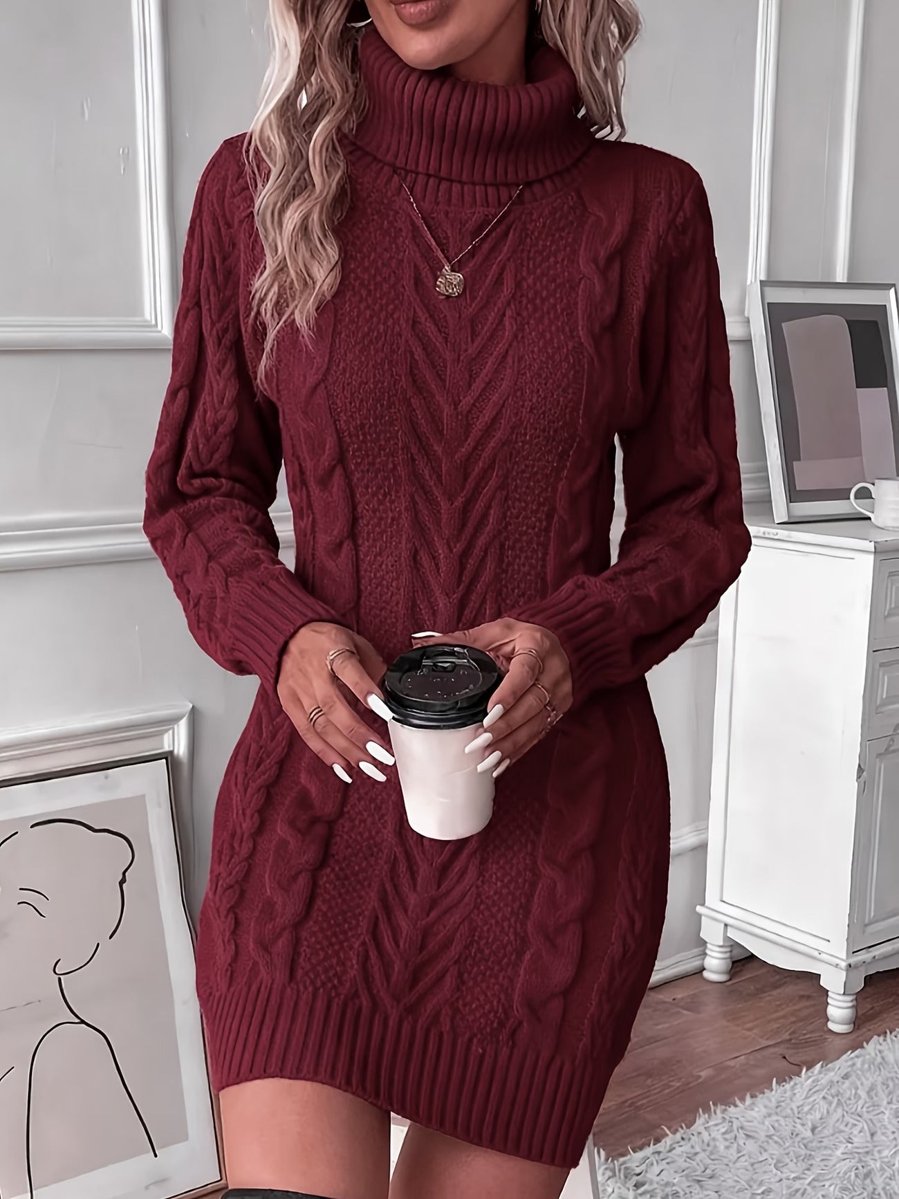 Elisa | Elegante Intrecciato Abito Midi