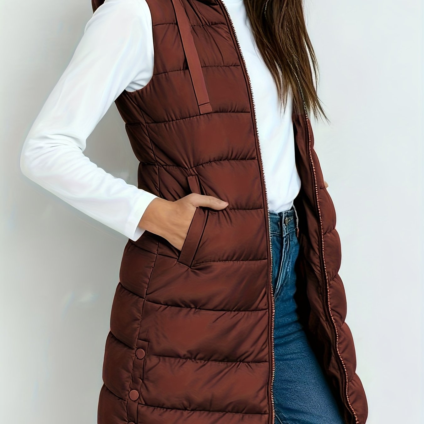 Federica | Leggera Elegante Giacca con Cappuccio Mezza Stagione