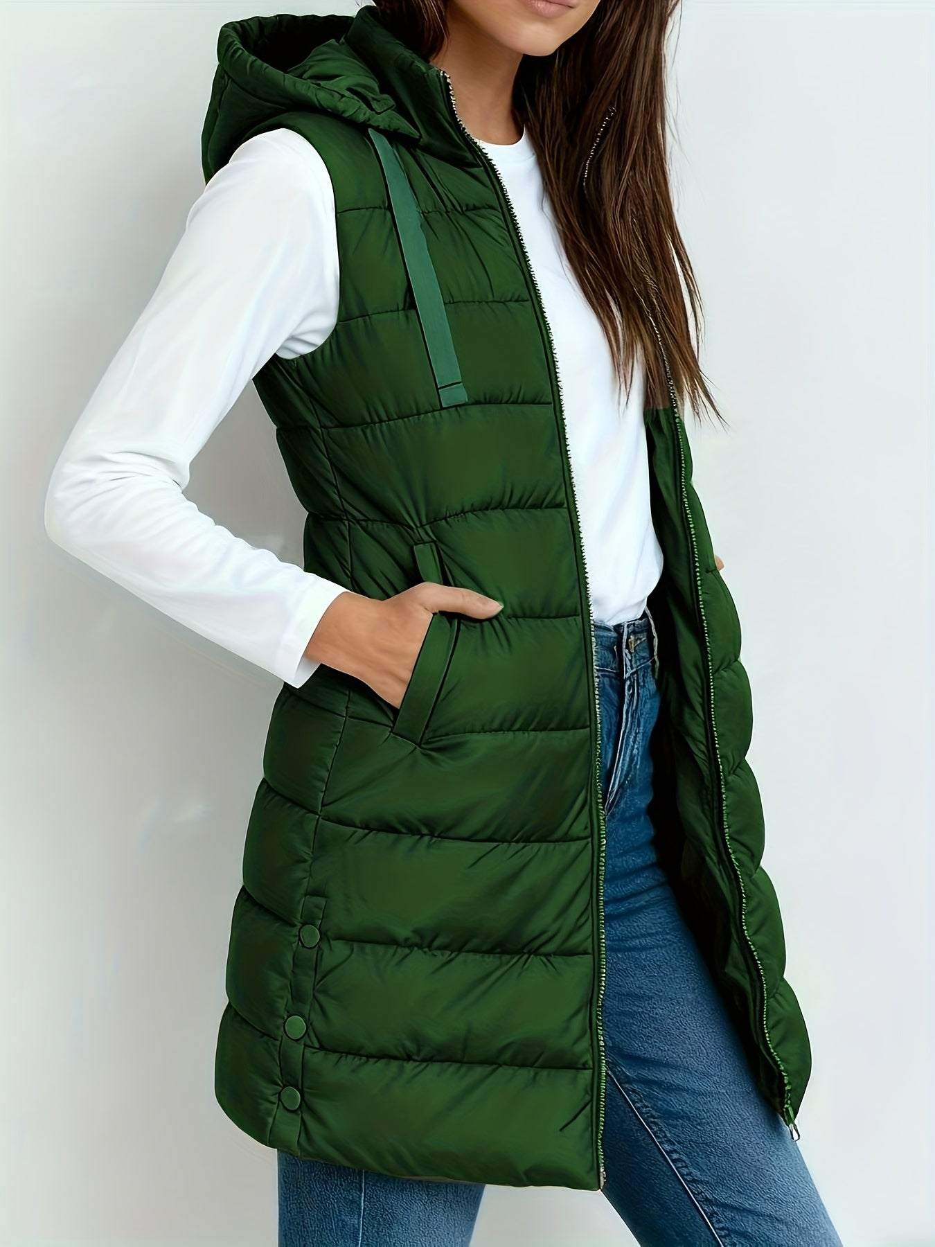 Federica | Leggera Elegante Giacca con Cappuccio Mezza Stagione