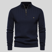 Enzo™ – Maglione a Maglia con Zip