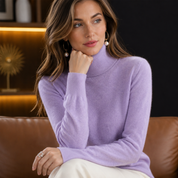 Aurelia Maglione Dolcevita Donna in Cashmere | Maglia Morbida e Calda