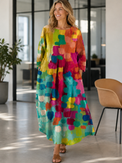 Floréa Abito Floreale Donna in Cotone | Vestito Estivo Leggero ed Elegante