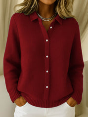 Emanuela | Classico Elegante Cardigan con Bottoni