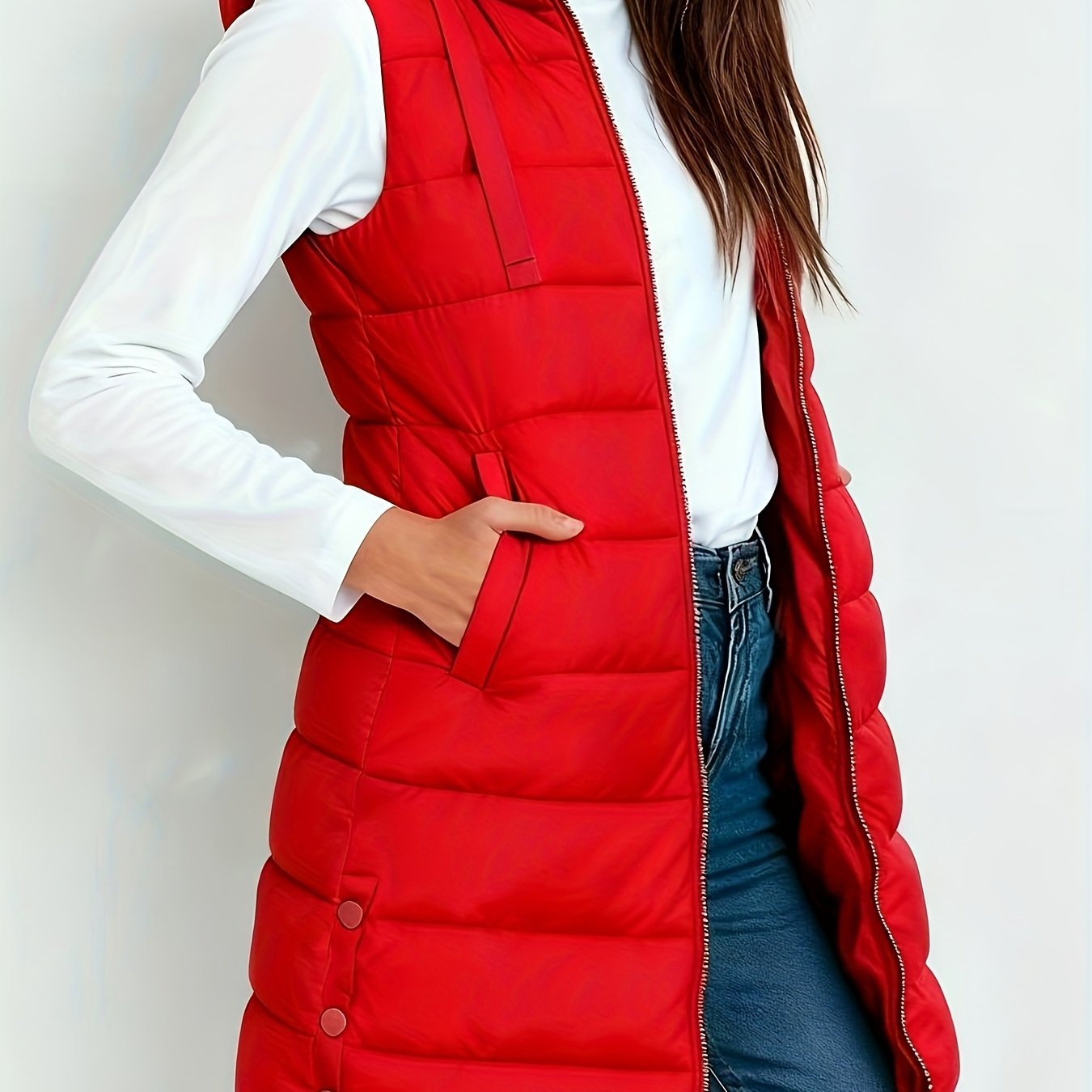 Federica | Leggera Elegante Giacca con Cappuccio Mezza Stagione