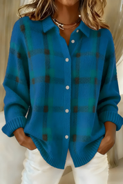 Marina | Classico Morbido Cardigan a Quadri