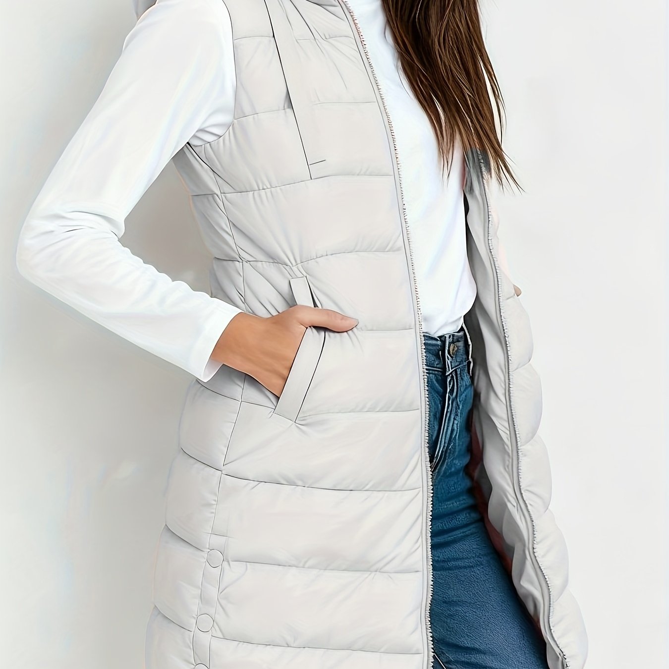 Federica | Leggera Elegante Giacca con Cappuccio Mezza Stagione