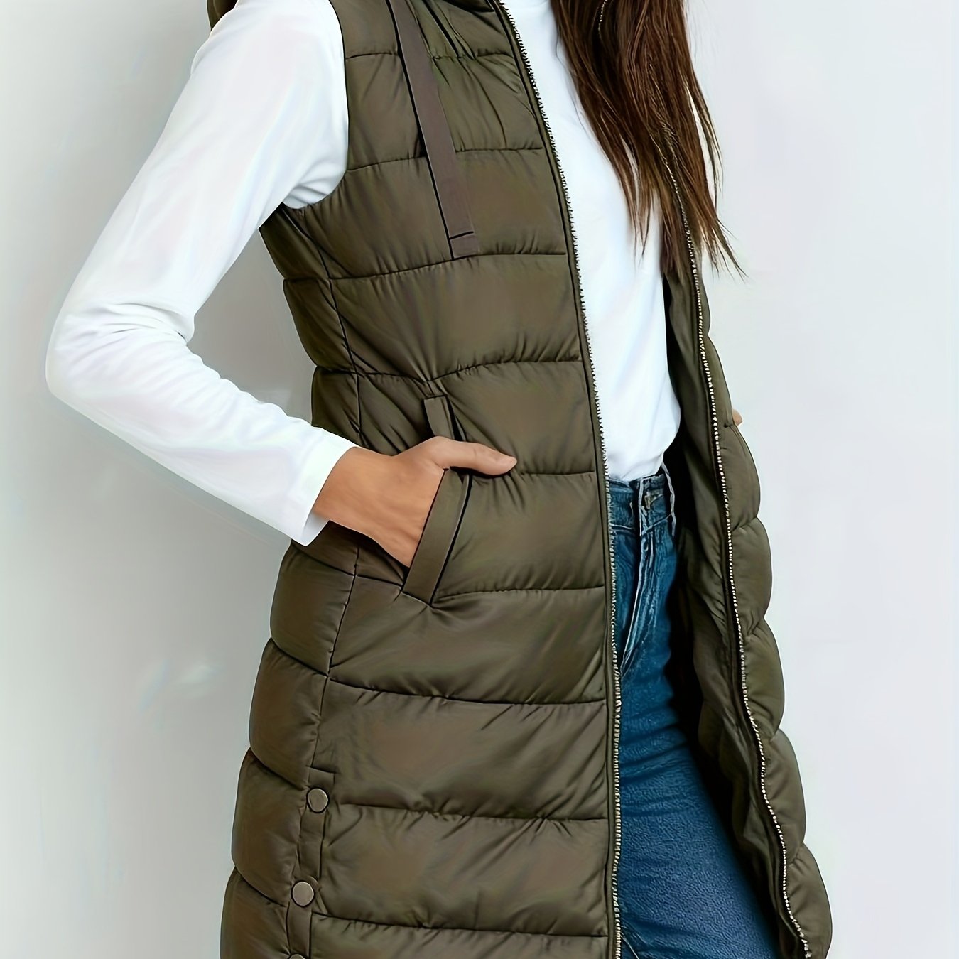 Federica | Leggera Elegante Giacca con Cappuccio Mezza Stagione