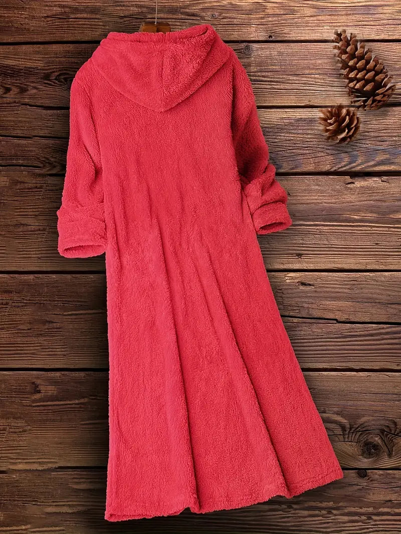 Eugenia | Casual Confortevole Abito Midi con Cappuccio