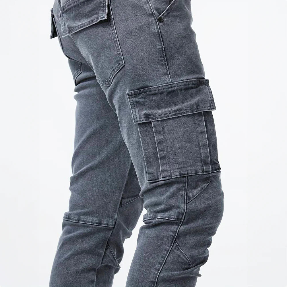 Massimo | Cargo Elastici Jeans