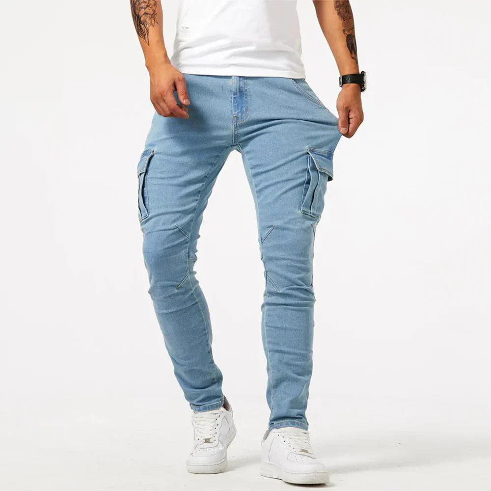 Massimo | Cargo Elastici Jeans