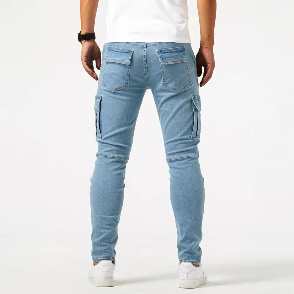 Massimo | Cargo Elastici Jeans