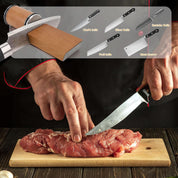Affilacoltelli Professionale con Rullo Diamantato e Guida Magnetica | Affilatore Coltelli per Affilatura Veloce e Precisa in Cucina 8