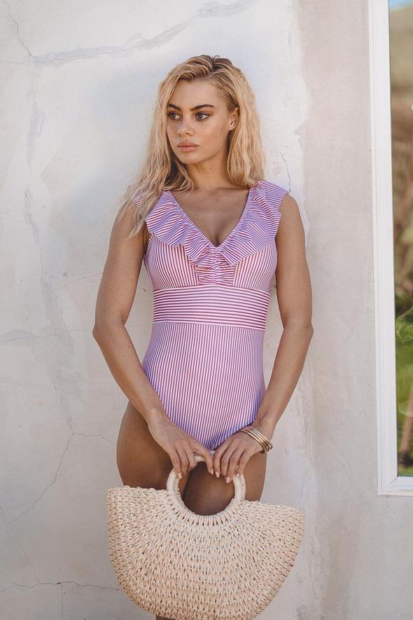 Aléa | Elegante Costume Da Bagno Intero Con Scollo A V Per Donna 6