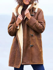 Arianna  | Elegante Cappotto Invernale Donna con Cappuccio 0