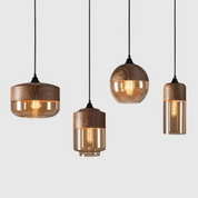 ArvenLight | Elegante Lampada a Sospensione in Vetro e Metallo Moderno 4