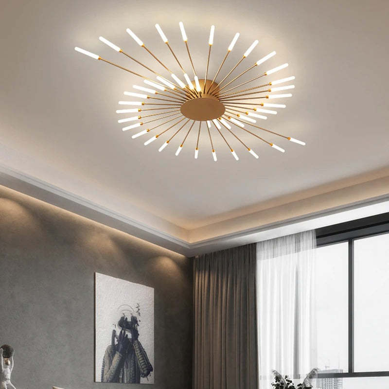 Astralis | Elegante Plafoniera LED Soffitto Moderna in Metallo 2