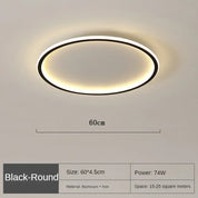 AuroraSphere | Elegante Plafoniera LED Moderna da Soffitto Rotonda 15