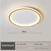 AuroraSphere | Elegante Plafoniera LED Moderna da Soffitto Rotonda 17