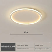 AuroraSphere | Elegante Plafoniera LED Moderna da Soffitto Rotonda 18