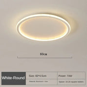 AuroraSphere | Elegante Plafoniera LED Moderna da Soffitto Rotonda 19