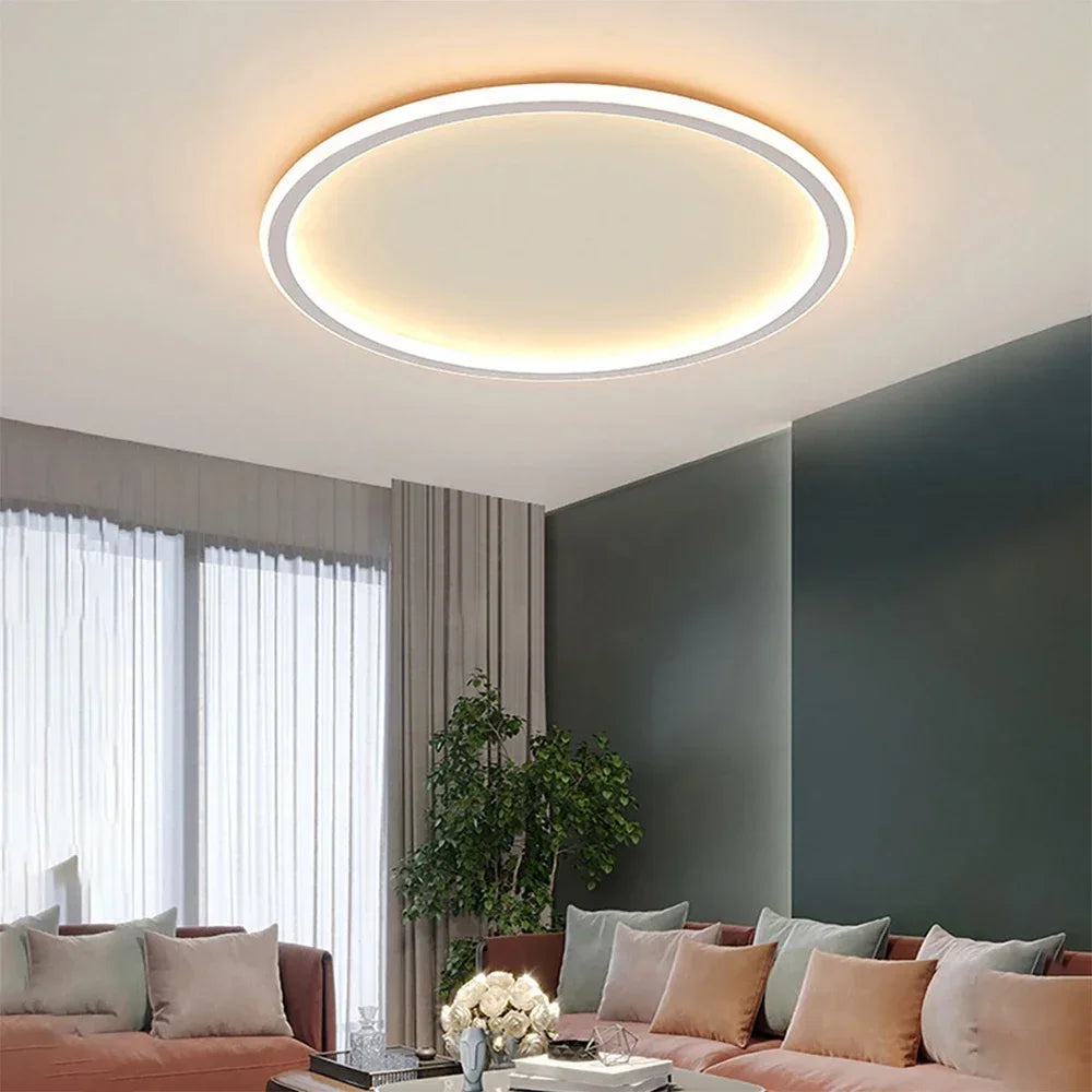 AuroraSphere | Elegante Plafoniera LED Moderna da Soffitto Rotonda 2