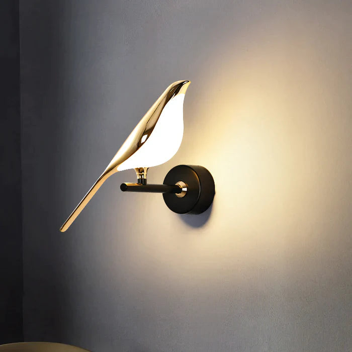 AvianGlow | Elegante Lampada da Parete Moderna a Forma di Uccelli 1