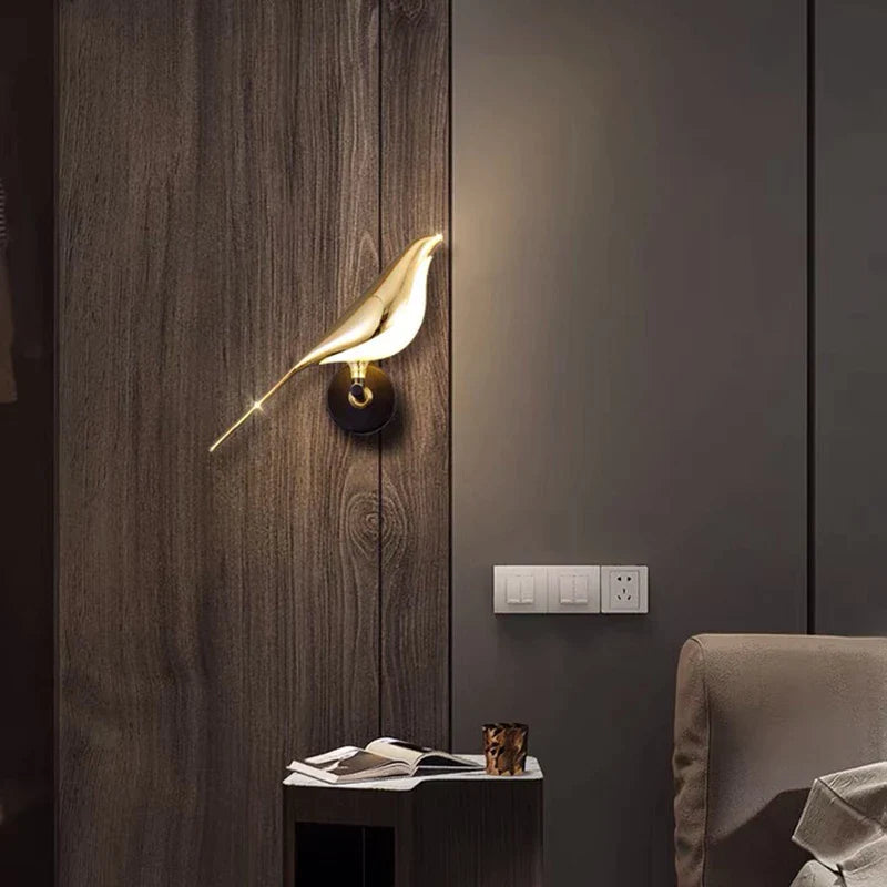 AvianGlow | Elegante Lampada da Parete Moderna a Forma di Uccelli 6