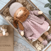 Bambola Waldorf Fatta a Mano con Materiali Naturali | Compagna Creativa per Giochi Sicuri 2