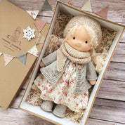 Bambola Waldorf Fatta a Mano con Materiali Naturali | Compagna Creativa per Giochi Sicuri 4