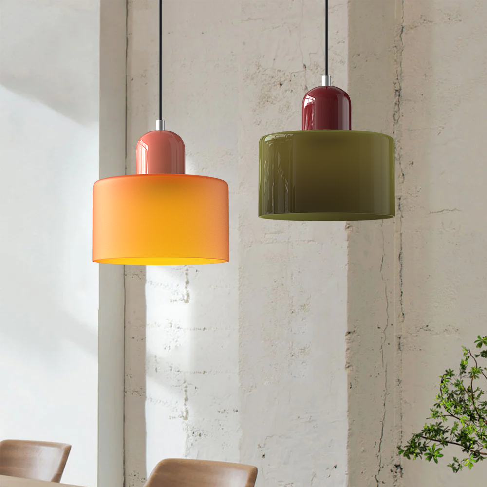 Bauhaus | Elegante Lampada a Sospensione in Vetro Moderno per Cucina 1