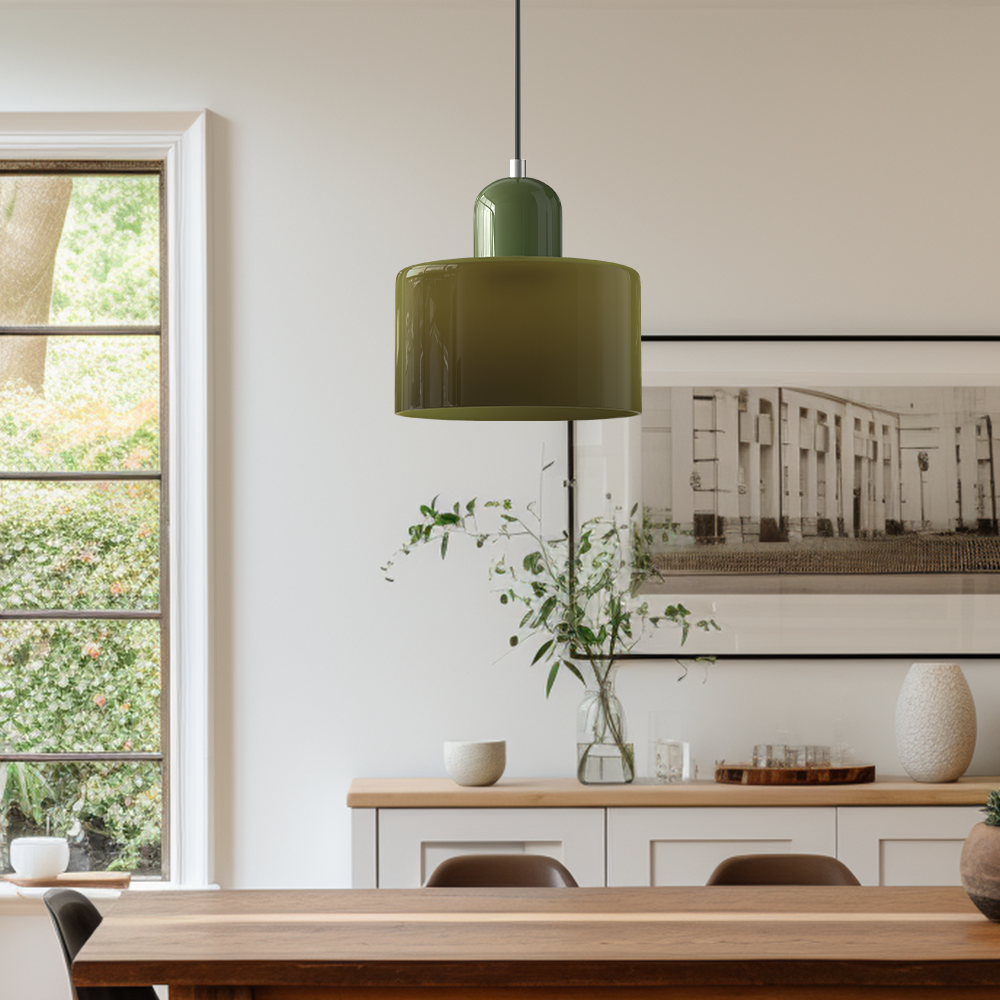 Bauhaus | Elegante Lampada a Sospensione in Vetro Moderno per Cucina 5