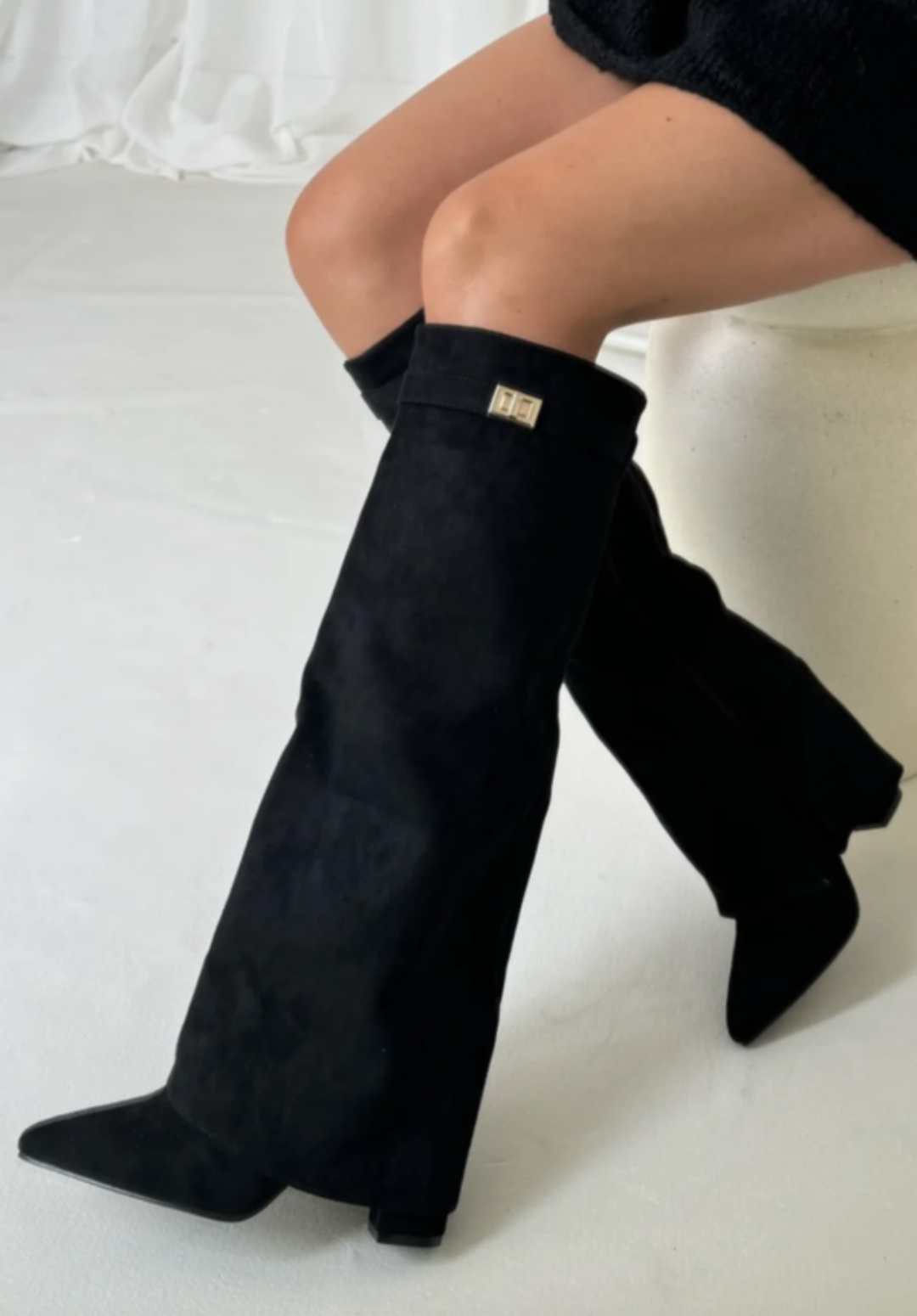 Benedetta | Eleganti Stivali Da Donna Confortevoli Neri 4