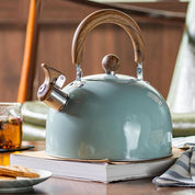 Bollitore Acqua a Fischio | Acciaio Inossidabile da 3 Litri con Riscaldamento Veloce | Design Elegante per Tè e Caffè 0