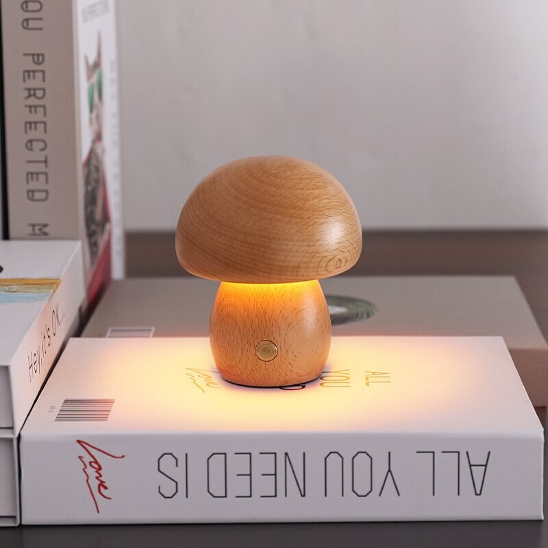 BoscoLuce | Elegante Lampada Da Notte Ricaricabile Design Scandinavo 4