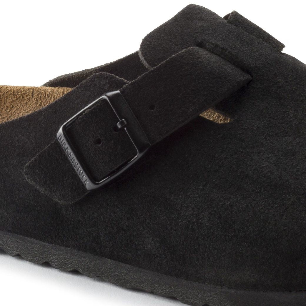 Boston Zoccolo con soletta morbida in pelle scamosciata | Ammortizzazione confortevole