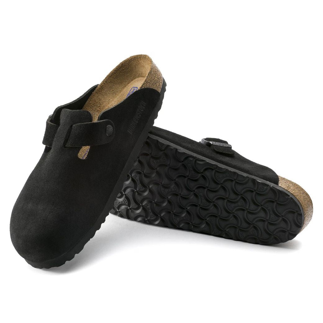 Boston Zoccolo con soletta morbida in pelle scamosciata | Ammortizzazione confortevole