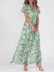 Camilla | Elegante Maxi Abito Estivo in Cotone Floreale 2