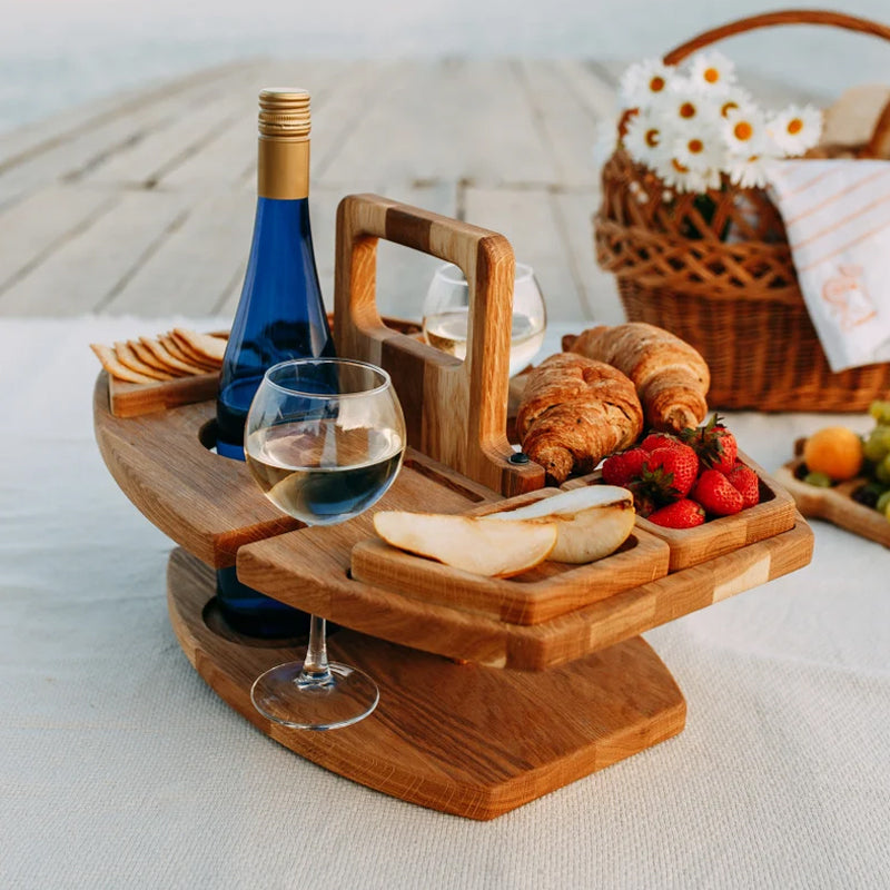 CheersTable | Tavolo da Picnic in Legno con Design Compatto | Ideale per Esperienze all'Aperto 2